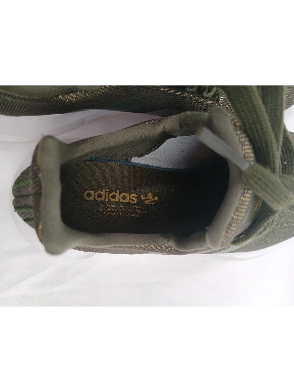 Adidas Swift Run 1.0 Shoes Womens 6.5 Green Athletic Casual Low Top Sneakers